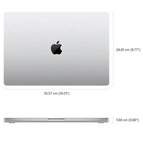 لپ تاپ 16.2 اینچی اپل مدل MacBook Pro MX2X3 2024 LLAM4 Pro24GB RAM512GB SSD (9)